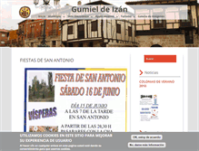 Tablet Screenshot of gumieldeizan.es